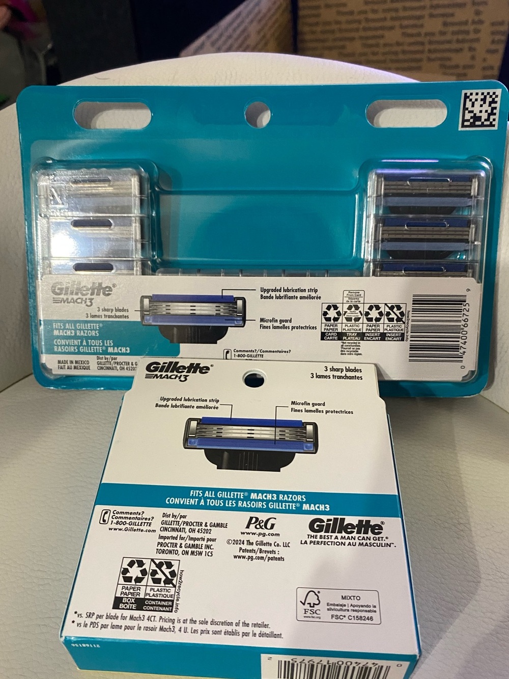 Gillette Mach3 Razor Blade Cartridges - Picture 2 of 2